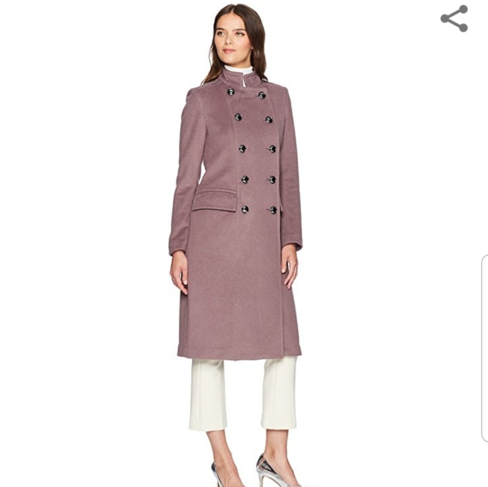 Badgley Mischka Trinity Military Style Coat